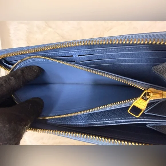 LOUIS VUITTON-SP4198 Cream Empreinte Zippy Wallet - Picture 9 of 15